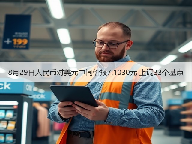 8月29日人民币对美元中间价报7.1030元 上调33个基点(图2) 8月29日人民币对美元中间价报7.1030元 上调33个基点(图2)