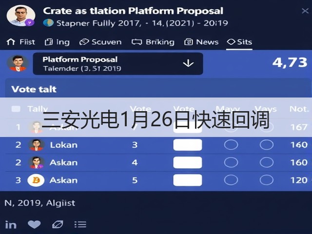 三安光电1月26日快速回调(图3) 三安光电1月26日快速回调(图3)