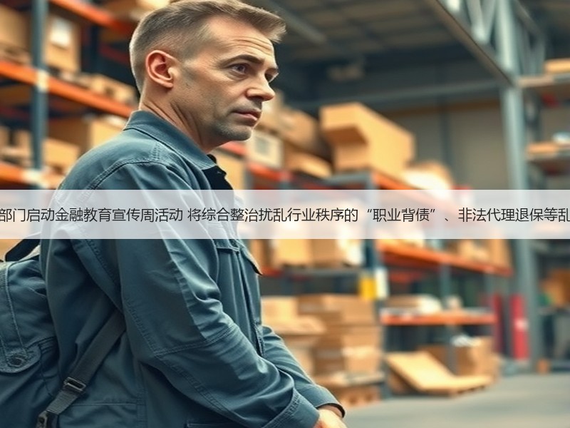 三部门启动金融教育宣传周活动 将综合整治扰乱行业秩序的“职业背债”、非法代理退保等乱象