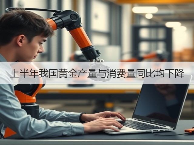 上半年我国黄金产量与消费量同比均下降(图3) 上半年我国黄金产量与消费量同比均下降(图3)