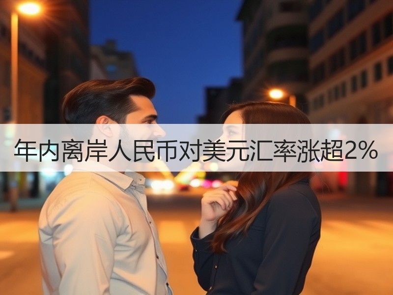 年内离岸人民币对美元汇率涨超2%