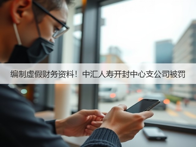 编制虚假财务资料!中汇人寿开封中心支公司被罚(图2) 编制虚假财务资料!中汇人寿开封中心支公司被罚(图2)