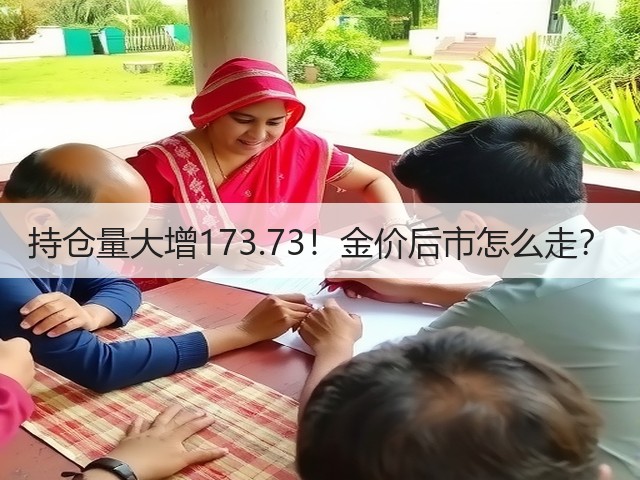 持仓量大增173.73！金价后市怎么走？(图3)