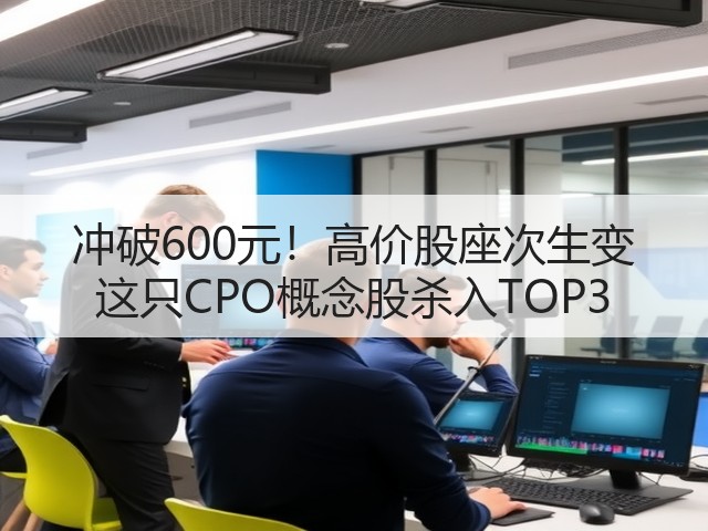 冲破600元！高价股座次生变 这只CPO概念股杀入TOP3(图3)