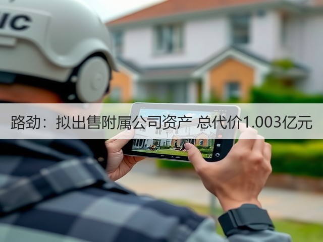 路劲：拟出售附属公司资产 总代价1.003亿元(图2)