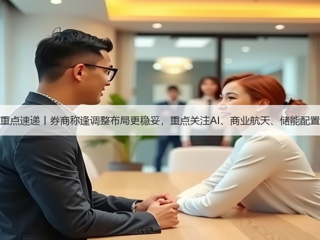 周末重点速递丨券商称逢调整布局更稳妥,重点关注AI、商业航天、储能配置机会(图1) 周末重点速递丨券商称逢调整布局更稳妥,重点关注AI、商业航天、储能配置机会(图1)