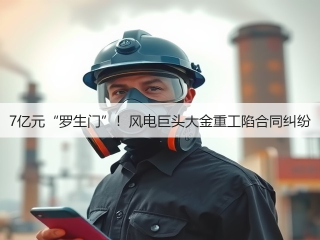 7亿元“罗生门”！风电巨头大金重工陷合同纠纷(图2)