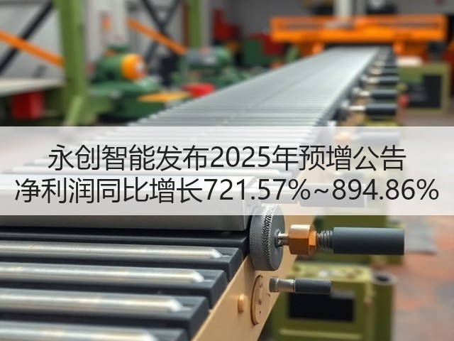 永创智能发布2025年预增公告 净利润同比增长721.57%~894.86%(图2) 永创智能发布2025年预增公告 净利润同比增长721.57%~894.86%(图2)