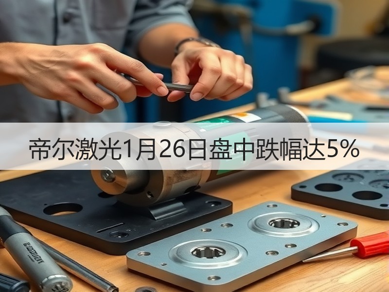 帝尔激光1月26日盘中跌幅达5%