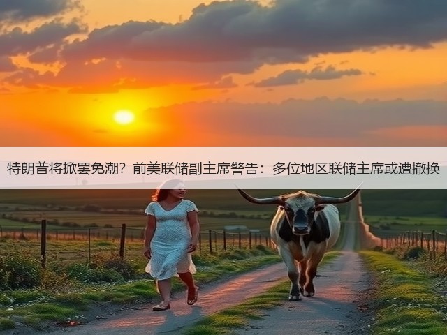 特朗普将掀罢免潮?前美联储副主席警告:多位地区联储主席或遭撤换(图3) 特朗普将掀罢免潮?前美联储副主席警告:多位地区联储主席或遭撤换(图3)