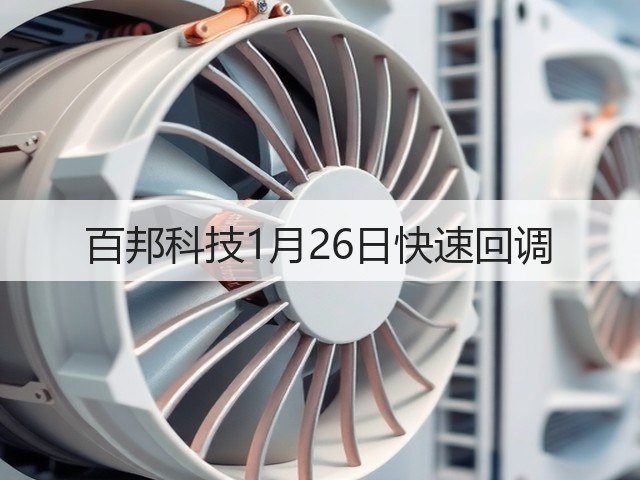 百邦科技1月26日快速回调(图2)