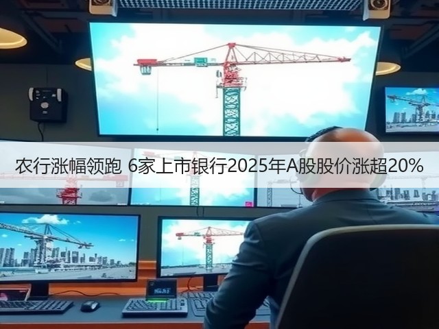 农行涨幅领跑 6家上市银行2025年A股股价涨超20%(图3)