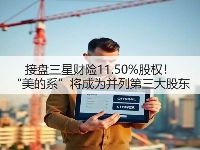 接盘三星财险11.50%股权！ “美的系”将成为并列第三大股东