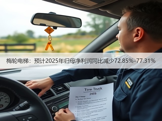 梅轮电梯：预计2025年归母净利润同比减少72.85%-77.31%(图2)