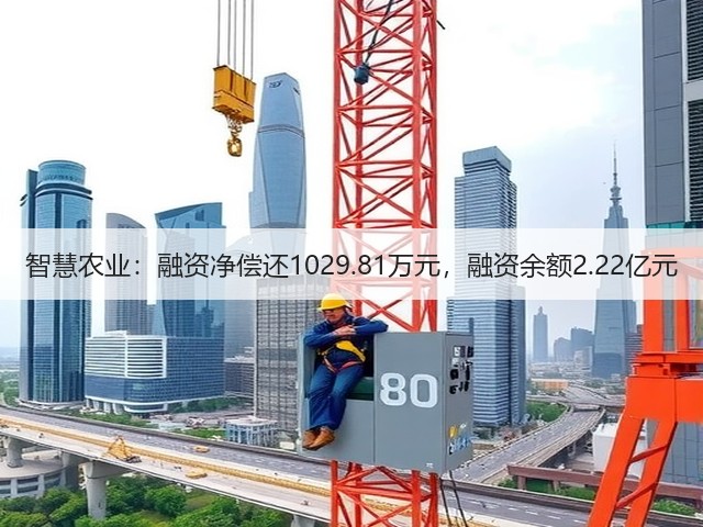 智慧农业:融资净偿还1029.81万元,融资余额2.22亿元(图2) 智慧农业:融资净偿还1029.81万元,融资余额2.22亿元(图2)