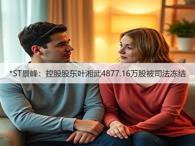 *ST景峰:控股股东叶湘武4877.16万股被司法冻结(图3) *ST景峰:控股股东叶湘武4877.16万股被司法冻结(图3)