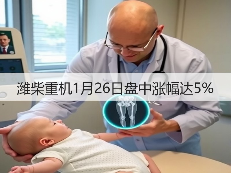 潍柴重机1月26日盘中涨幅达5%