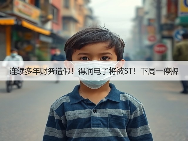 连续多年财务造假!得润电子将被ST!下周一停牌(图2) 连续多年财务造假!得润电子将被ST!下周一停牌(图2)