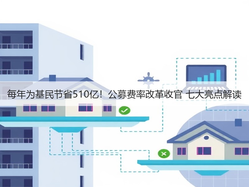 每年为基民节省510亿！公募费率改革收官 七大亮点解读