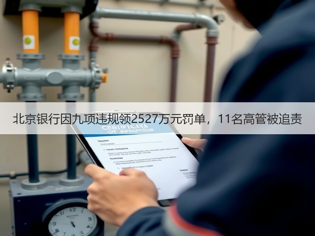 北京银行因九项违规领2527万元罚单，11名高管被追责(图2)