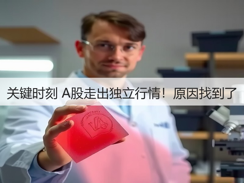 关键时刻 A股走出独立行情！原因找到了