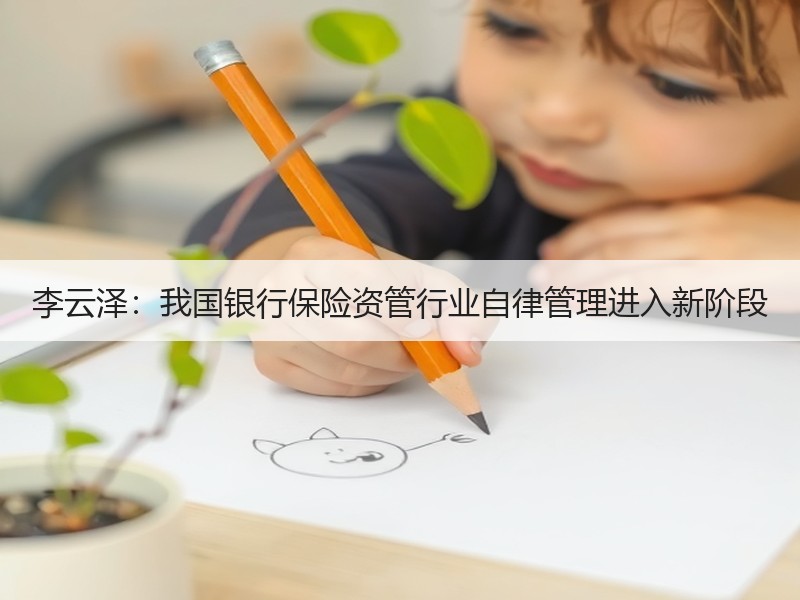 李云泽：我国银行保险资管行业自律管理进入新阶段