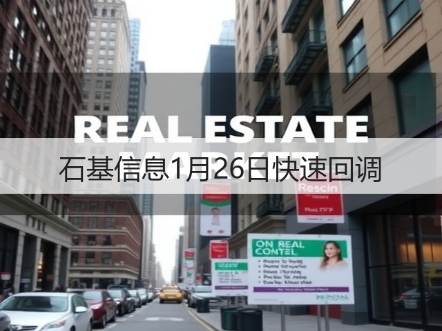 石基信息1月26日快速回调(图3) 石基信息1月26日快速回调(图3)