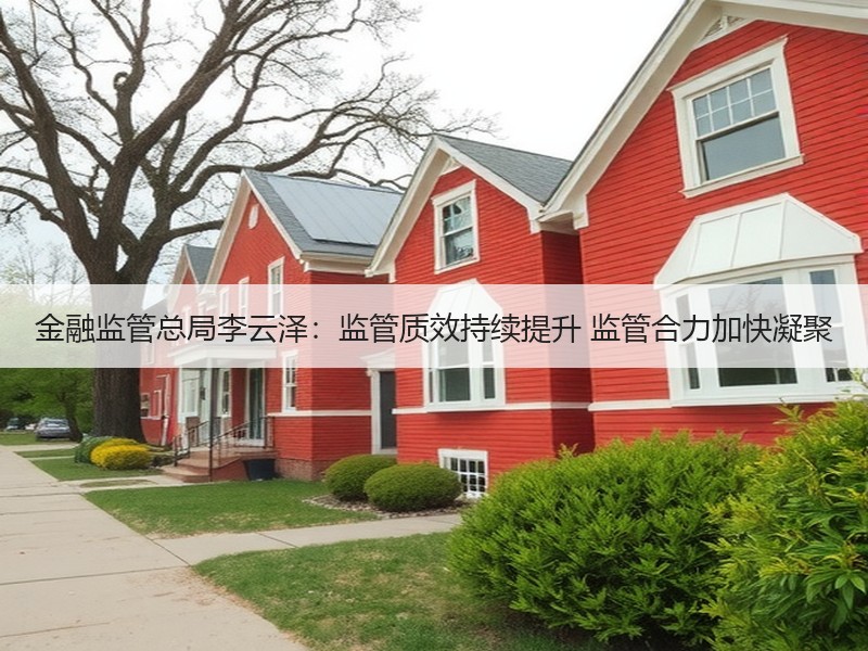 金融监管总局李云泽：监管质效持续提升 监管合力加快凝聚