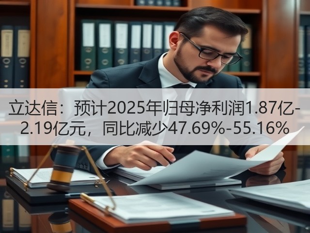 立达信：预计2025年归母净利润1.87亿-2.19亿元，同比减少47.69%-55.16%(图3)