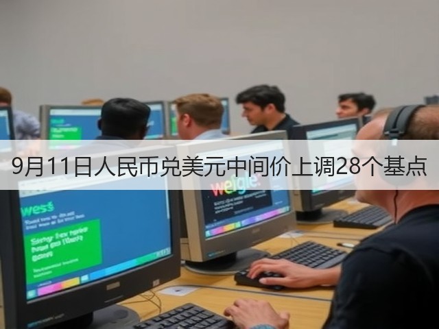 9月11日人民币兑美元中间价上调28个基点(图2) 9月11日人民币兑美元中间价上调28个基点(图2)
