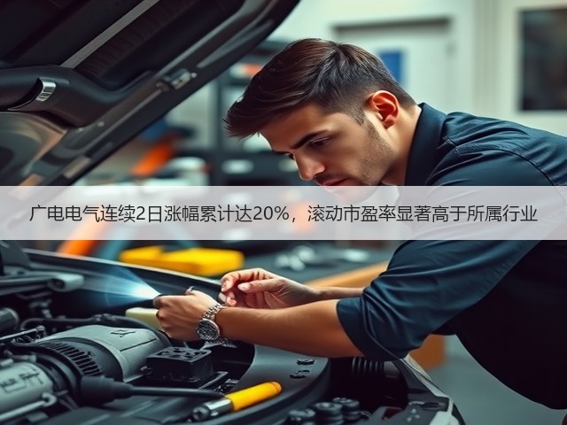 广电电气连续2日涨幅累计达20%，滚动市盈率显著高于所属行业(图2)