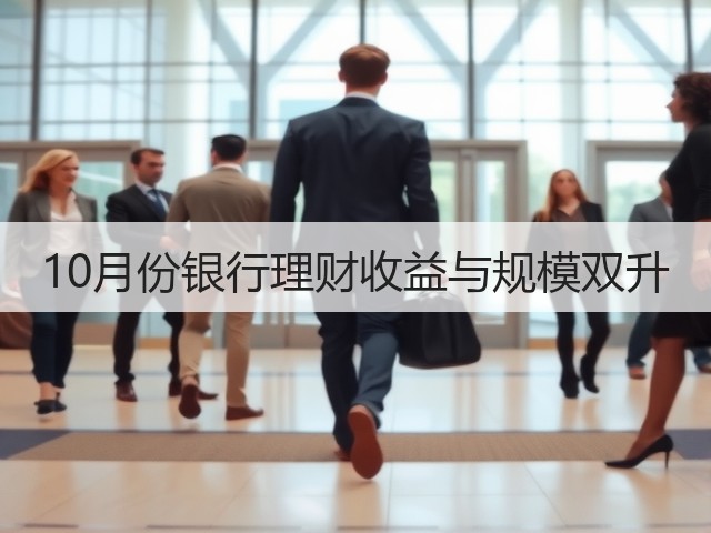 10月份银行理财收益与规模双升(图1) 10月份银行理财收益与规模双升(图1)