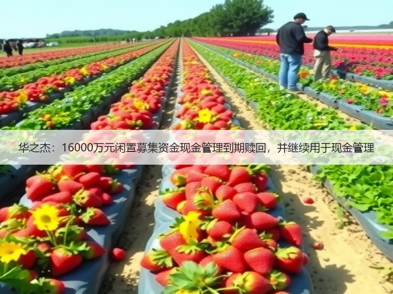 华之杰：16000万元闲置募集资金现金管理到期赎回，并继续用于现金管理