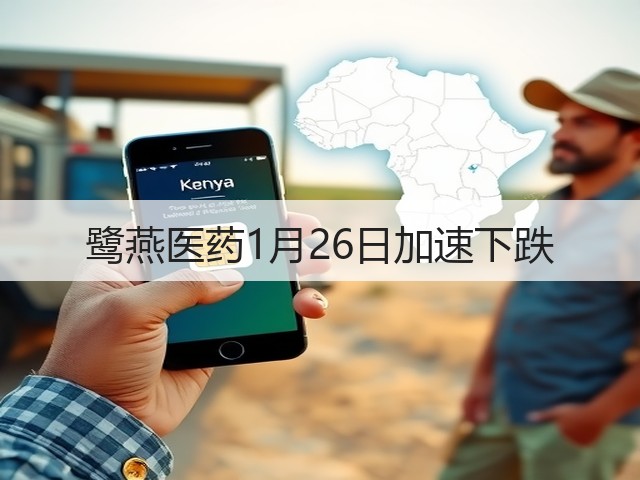 鹭燕医药1月26日加速下跌(图1) 鹭燕医药1月26日加速下跌(图1)