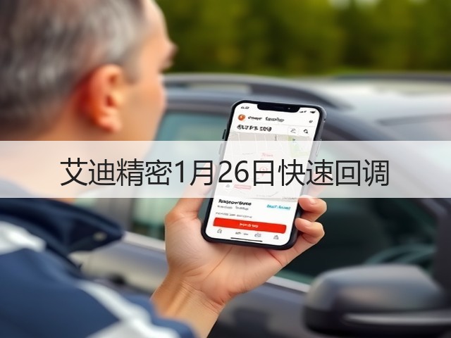 艾迪精密1月26日快速回调(图3) 艾迪精密1月26日快速回调(图3)
