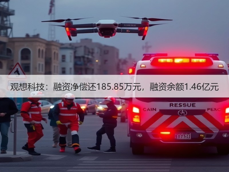 观想科技：融资净偿还185.85万元，融资余额1.46亿元