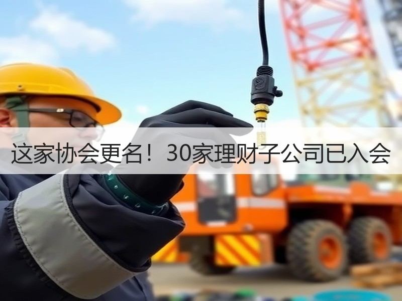 这家协会更名！30家理财子公司已入会