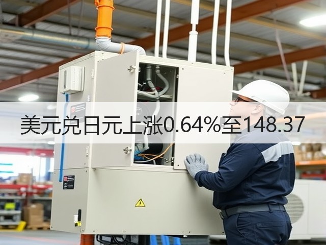 美元兑日元上涨0.64%至148.37(图2)
