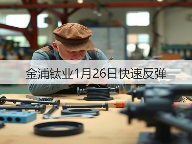 金浦钛业1月26日快速反弹(图1) 金浦钛业1月26日快速反弹(图1)