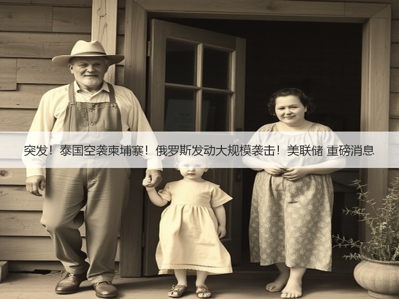 突发！泰国空袭柬埔寨！俄罗斯发动大规模袭击！美联储 重磅消息