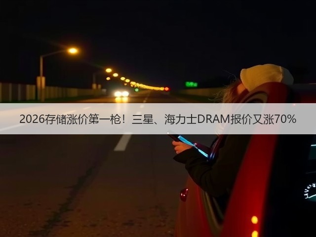 2026存储涨价第一枪!三星、海力士DRAM报价又涨70%(图1) 2026存储涨价第一枪!三星、海力士DRAM报价又涨70%(图1)