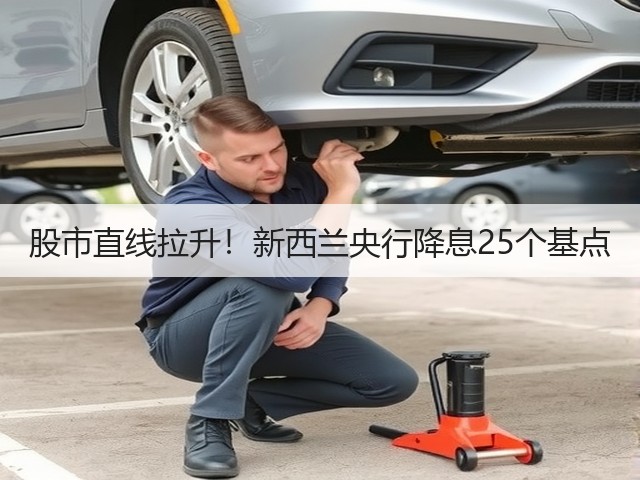股市直线拉升！新西兰央行降息25个基点(图1)