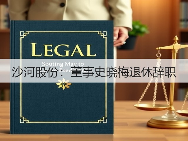 沙河股份：董事史晓梅退休辞职(图2)