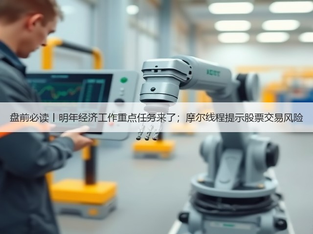 盘前必读丨明年经济工作重点任务来了;摩尔线程提示股票交易风险(图1) 盘前必读丨明年经济工作重点任务来了;摩尔线程提示股票交易风险(图1)