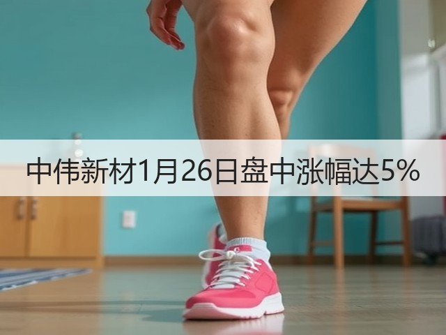 中伟新材1月26日盘中涨幅达5%(图1) 中伟新材1月26日盘中涨幅达5%(图1)