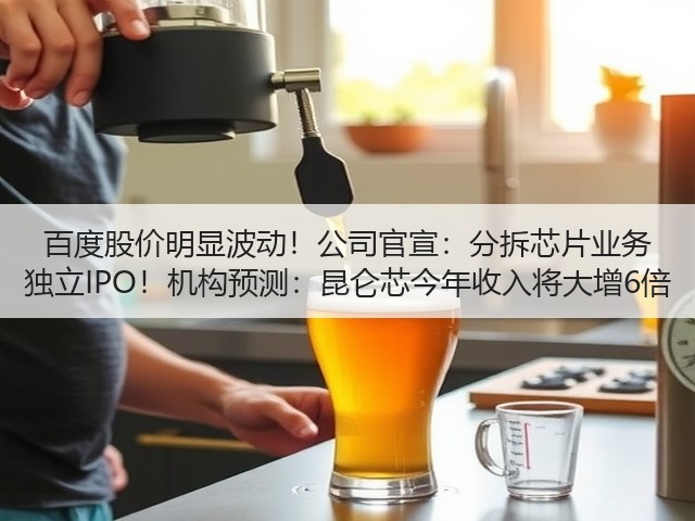 百度股价明显波动!公司官宣:分拆芯片业务 独立IPO!机构预测:昆仑芯今年收入将大增6倍(图2) 百度股价明显波动!公司官宣:分拆芯片业务 独立IPO!机构预测:昆仑芯今年收入将大增6倍(图2)