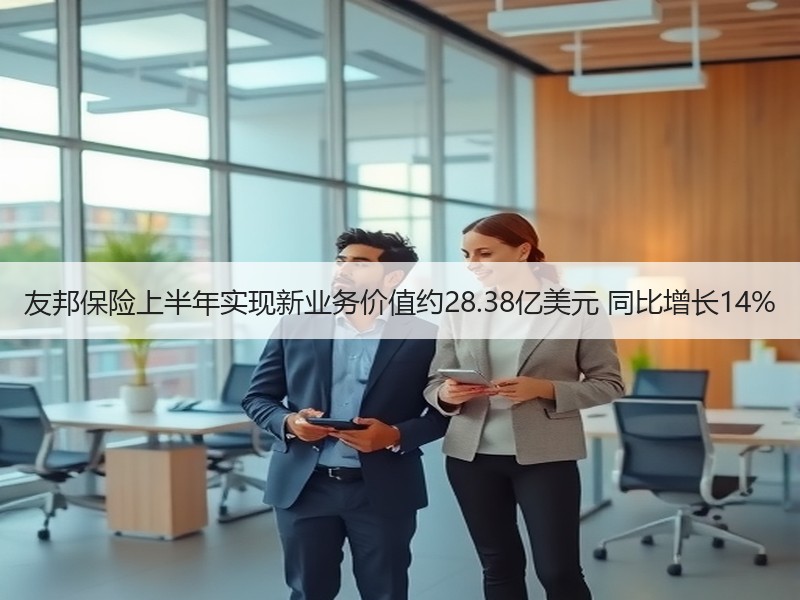 友邦保险上半年实现新业务价值约28.38亿美元 同比增长14%
