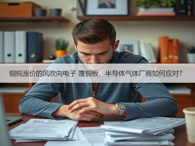 铜钨涨价的风吹向电子 覆铜板、半导体气体厂商如何应对？(图3)
