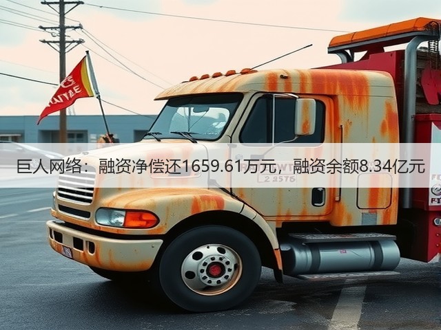 巨人网络:融资净偿还1659.61万元,融资余额8.34亿元(图1) 巨人网络:融资净偿还1659.61万元,融资余额8.34亿元(图1)