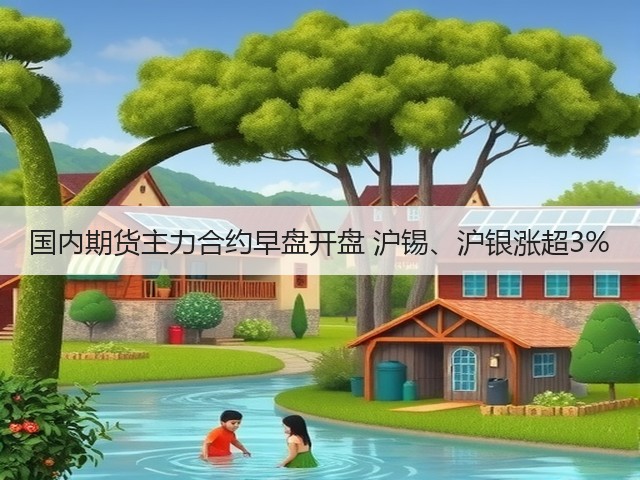 国内期货主力合约早盘开盘 沪锡、沪银涨超3%(图1)